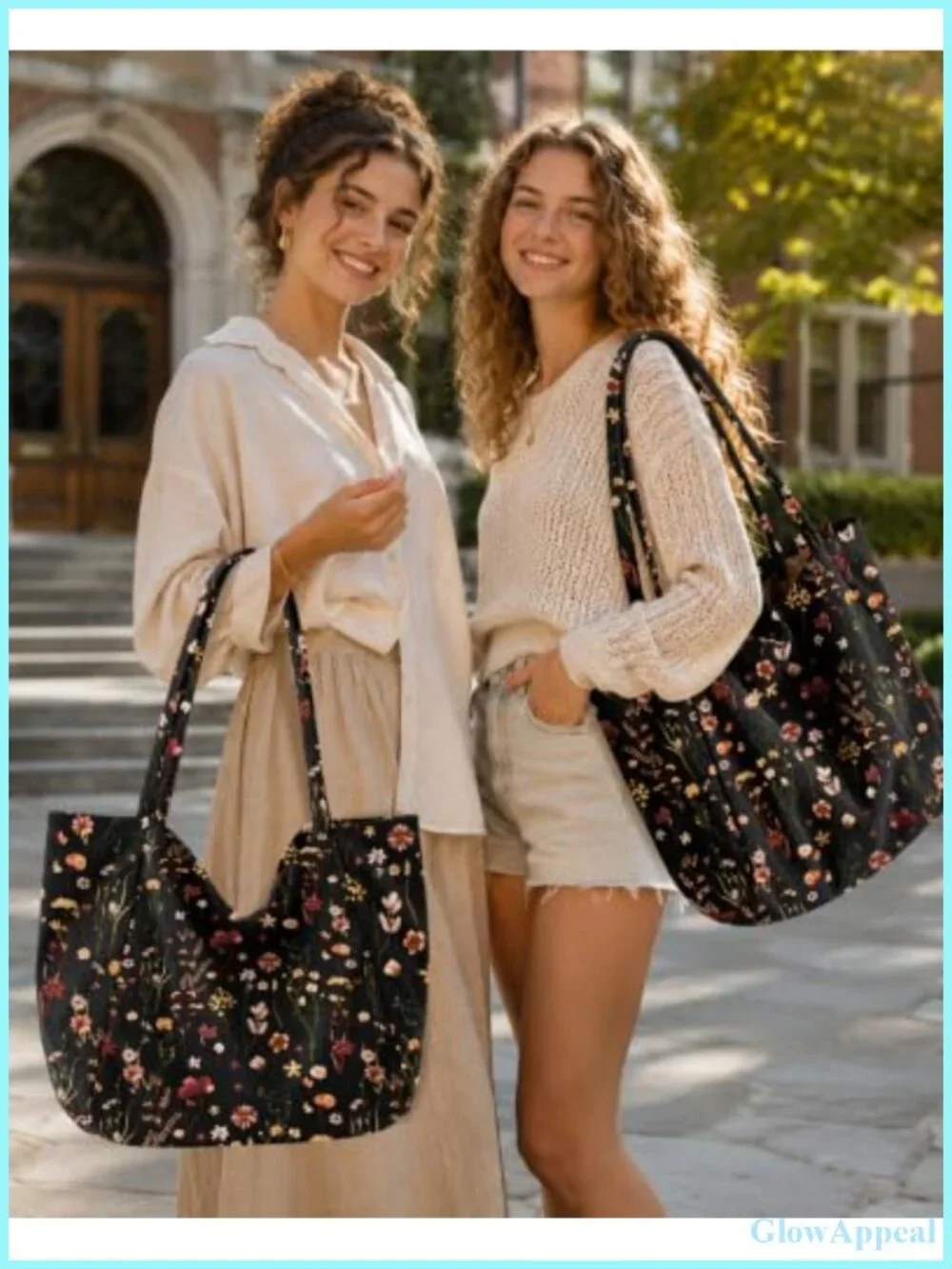 Corduroy Hobo Bag Large Slouchy Shoulder Tote for Work Travel Casual